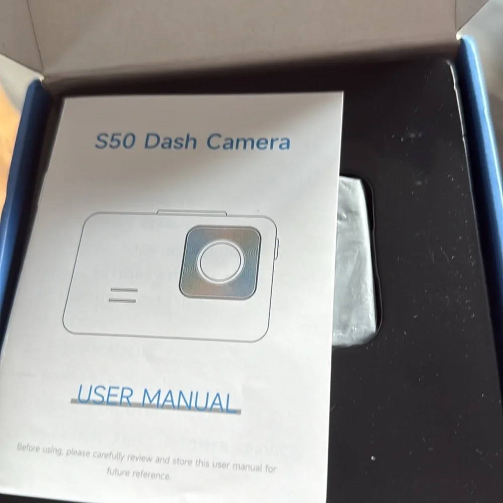 S50 Dash Cam with 2.5K QHD and 1080P - Black